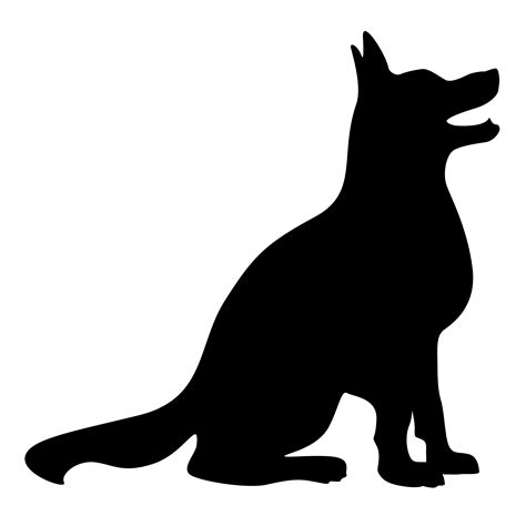 dog silhouette